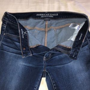 AE size 14 super stretch denim jeggings
